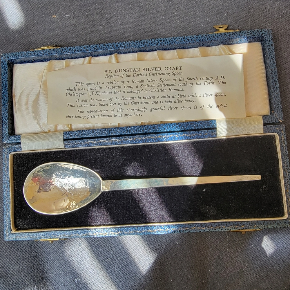 Sterling Silver Christening Spoon